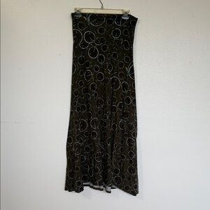 LuLaRoe Olive Bicycle Maxi Skirt